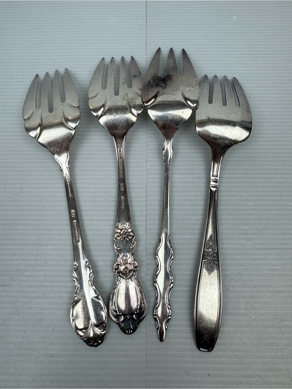 VTG Mixed Silverplate & Stainless Serving Flatware Lot Of 7 Silverware Rogers - Picture 3 of 13